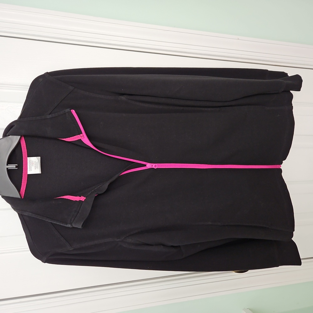 Black Danskin Zipped Jacket with Pockets